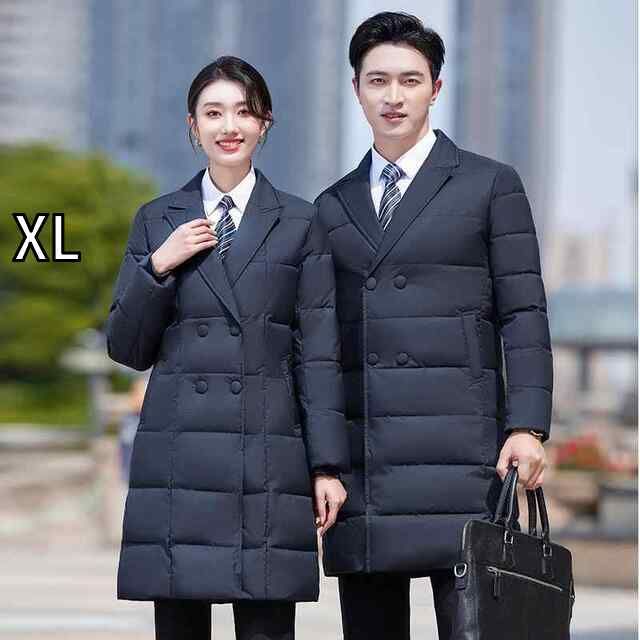 XL 秋服 レディース ファッション オシャレ カワイイ シンプル 大人カワイイ 大きいサイズ メンズ ミドル丈 ダウン コットンコート 服 ウェア