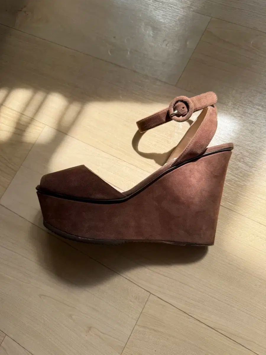 prada PRADA プラダ フラットフォーム スエード 37