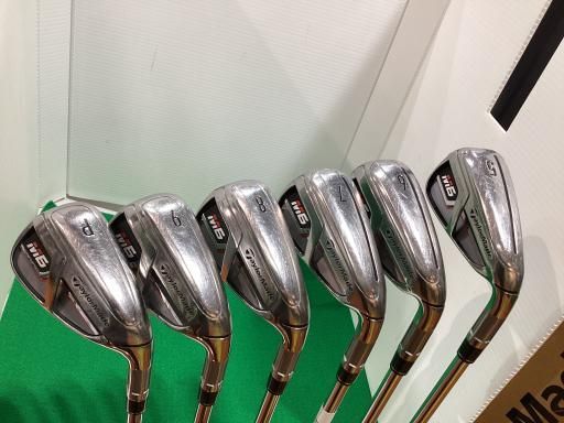 テーラーメイド M6 アイアンセット 7本セット カーボンシャフト　フレックスS テーラーメイド M6 アイアンセット 7本セット カーボンシャフト