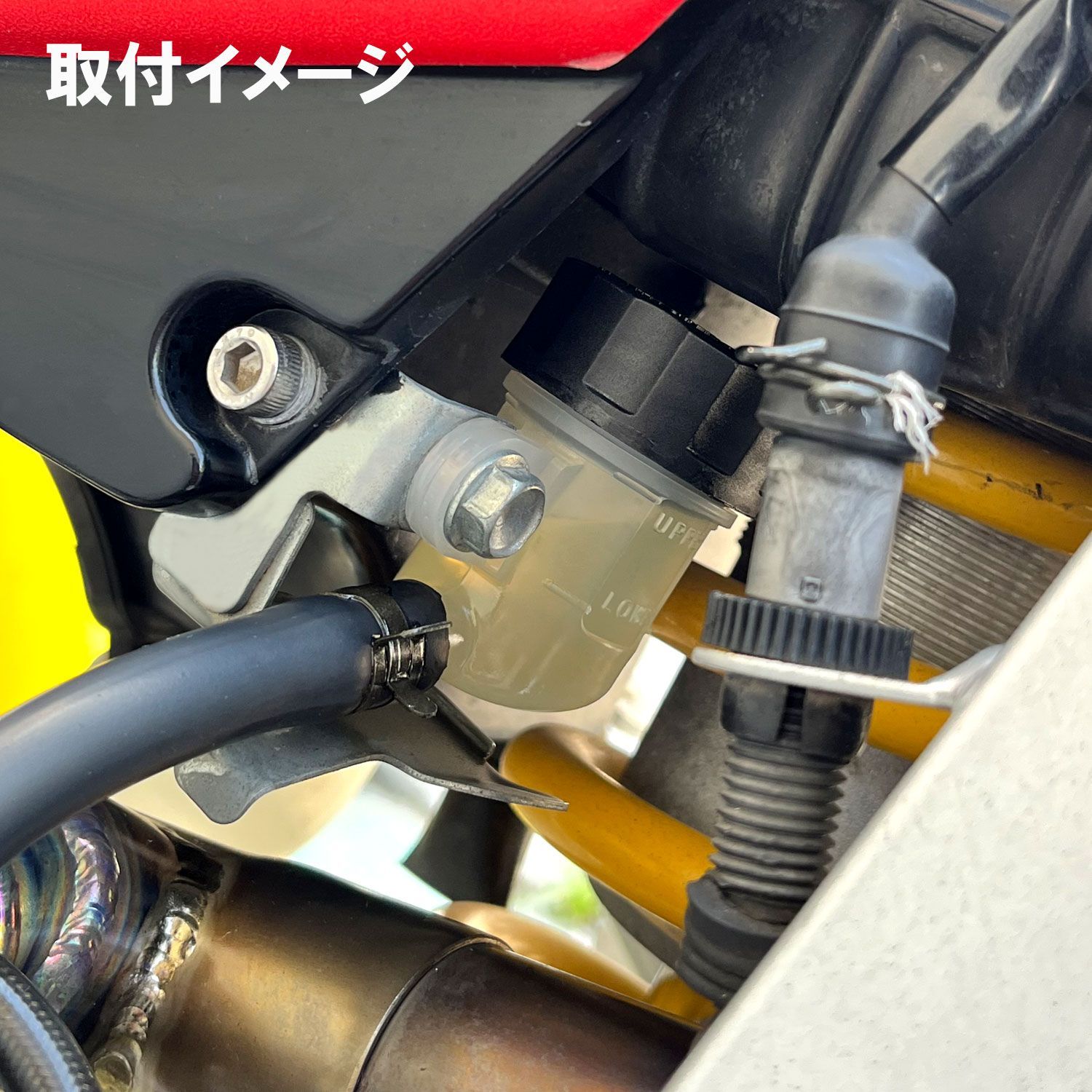 ファッション モーターサイクルマスターシリンダーカバー ヤマハアルミ バイクブレーキパーツ