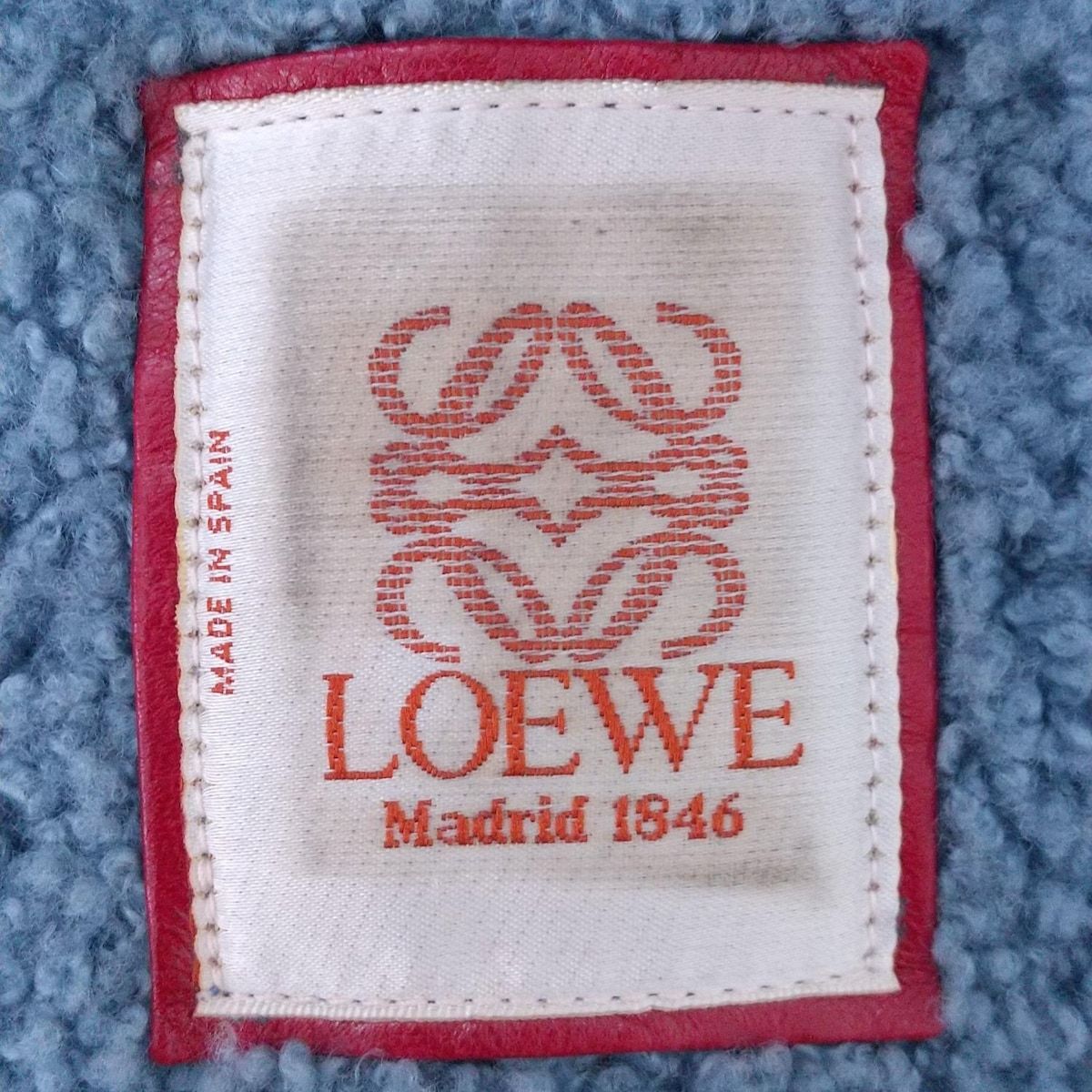 LOEWE(ロエベ) コート サイズ42. レディース - ブルーグレー 毛皮/長袖  
