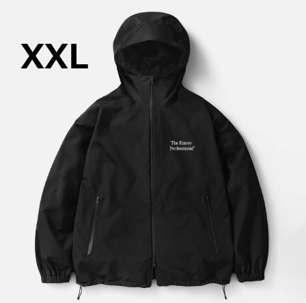 ENNOY XXL 3LAYER SHELL HOODIE BLACK