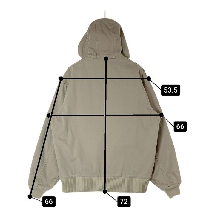 Carhartt カーハート アクティブジャケット ベージュ 企業 グレー