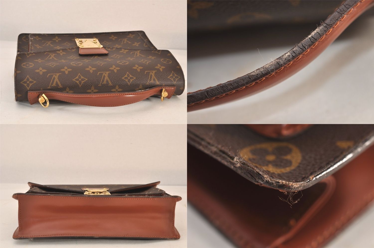 LOUIS VUITTON ルイヴィトン モノグラム モンソー 2Way