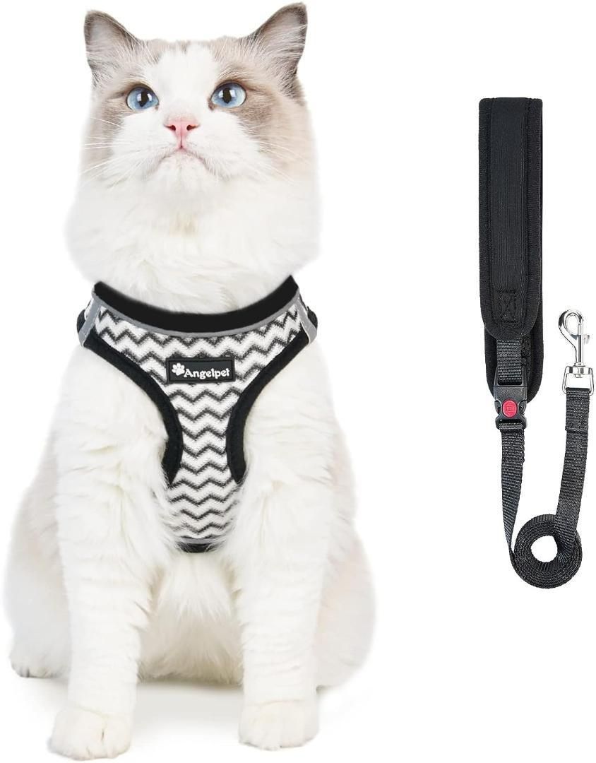 返品可】 Angelpet 猫用 ハーネス 猫 ハーネス 抜けない ねこ 胴