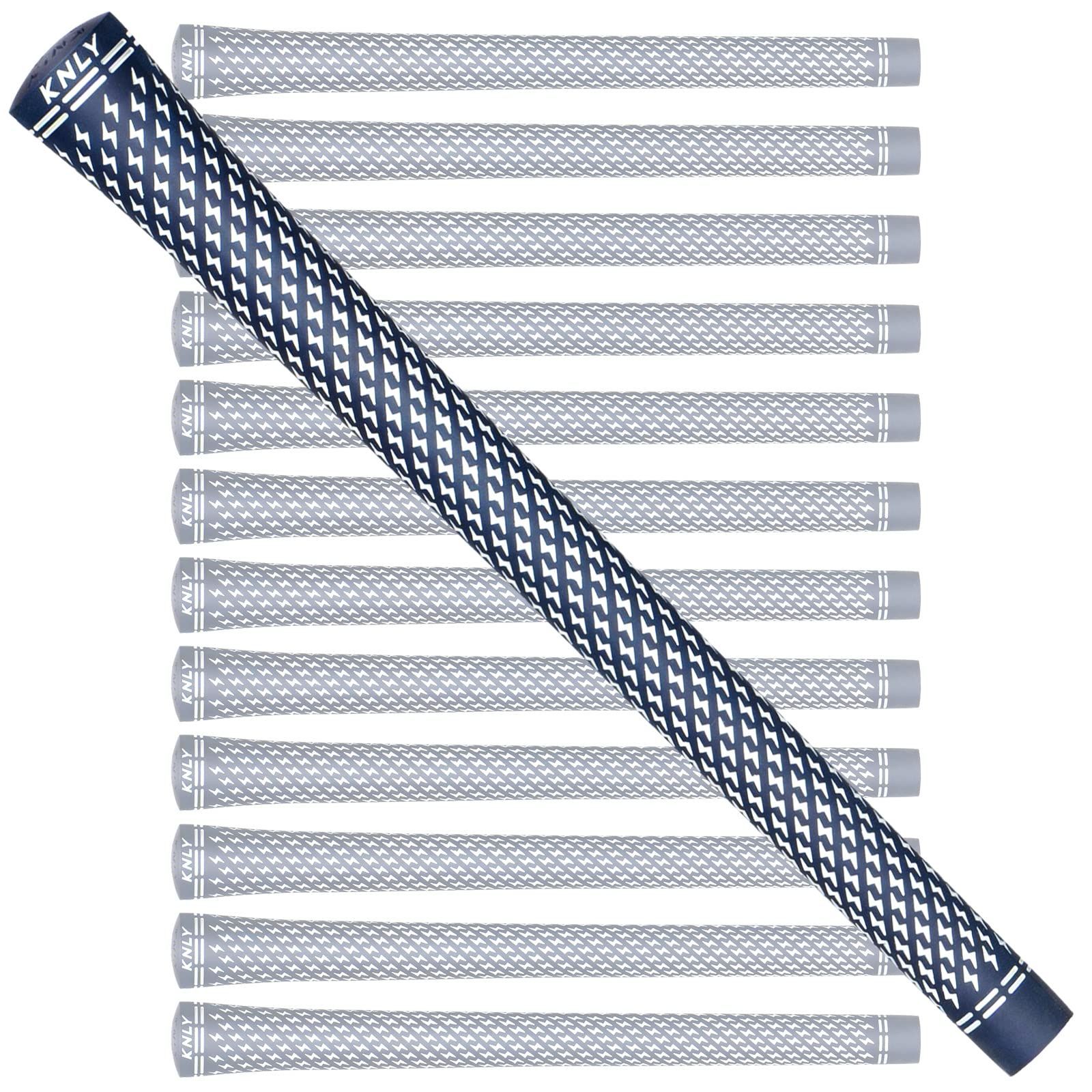 【特価商品】KNLYゴルフクリップ13セットは、全天候型で性能滑り止めのゴルフクラブグリップであり、360のライトニングパターンがデザインされ、標準/中型のサイズがあり、5色から選択で