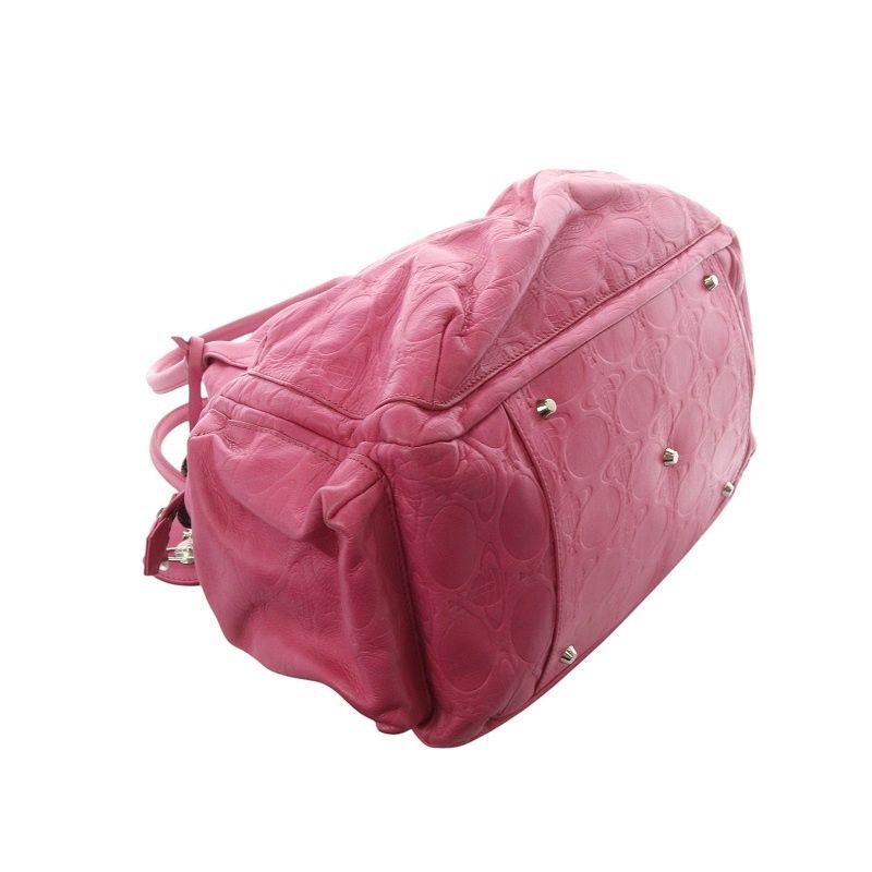 ヴィヴィアンウエストウッド ハンドバッグ オーブ型押し ヴィヴィアン