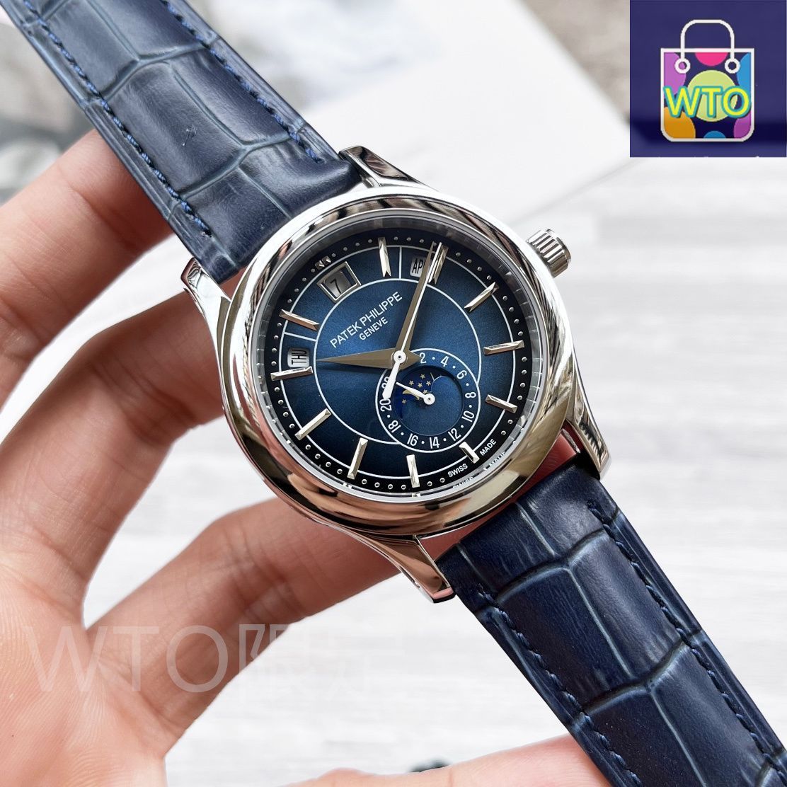 未使用 Patek Philippe パテックフィリップ ネクタイ ブルー 2 パテック フィリップ キュビタス ブルーダイアル ref. 5822P-001