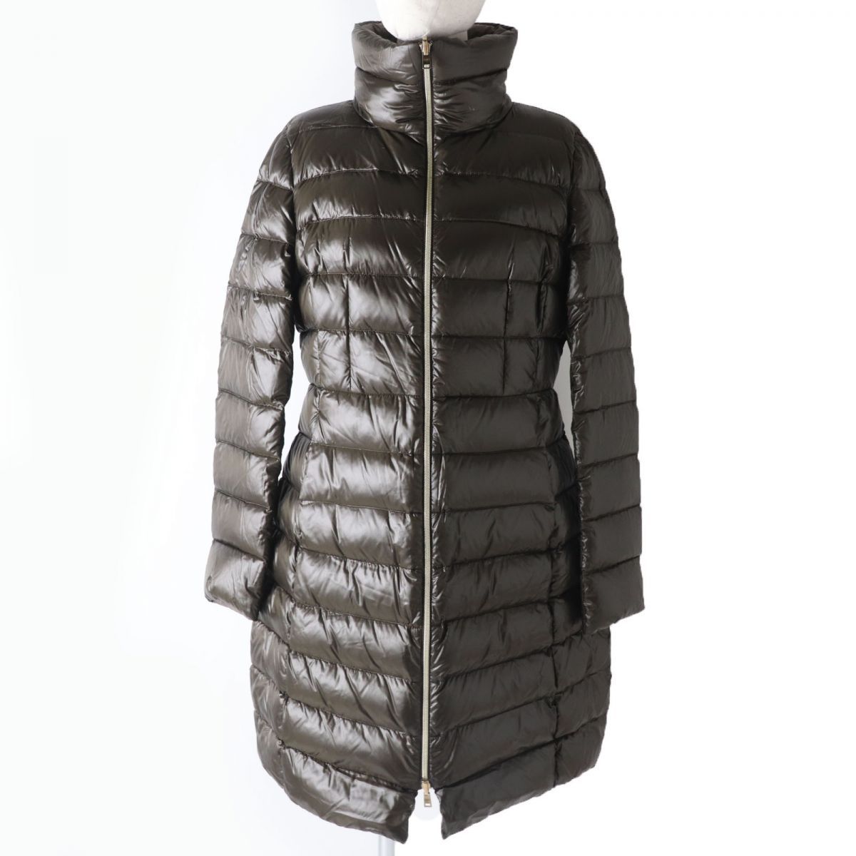 極美品☆HERNO｜46サイズ リバーシブル ライトダウンコート