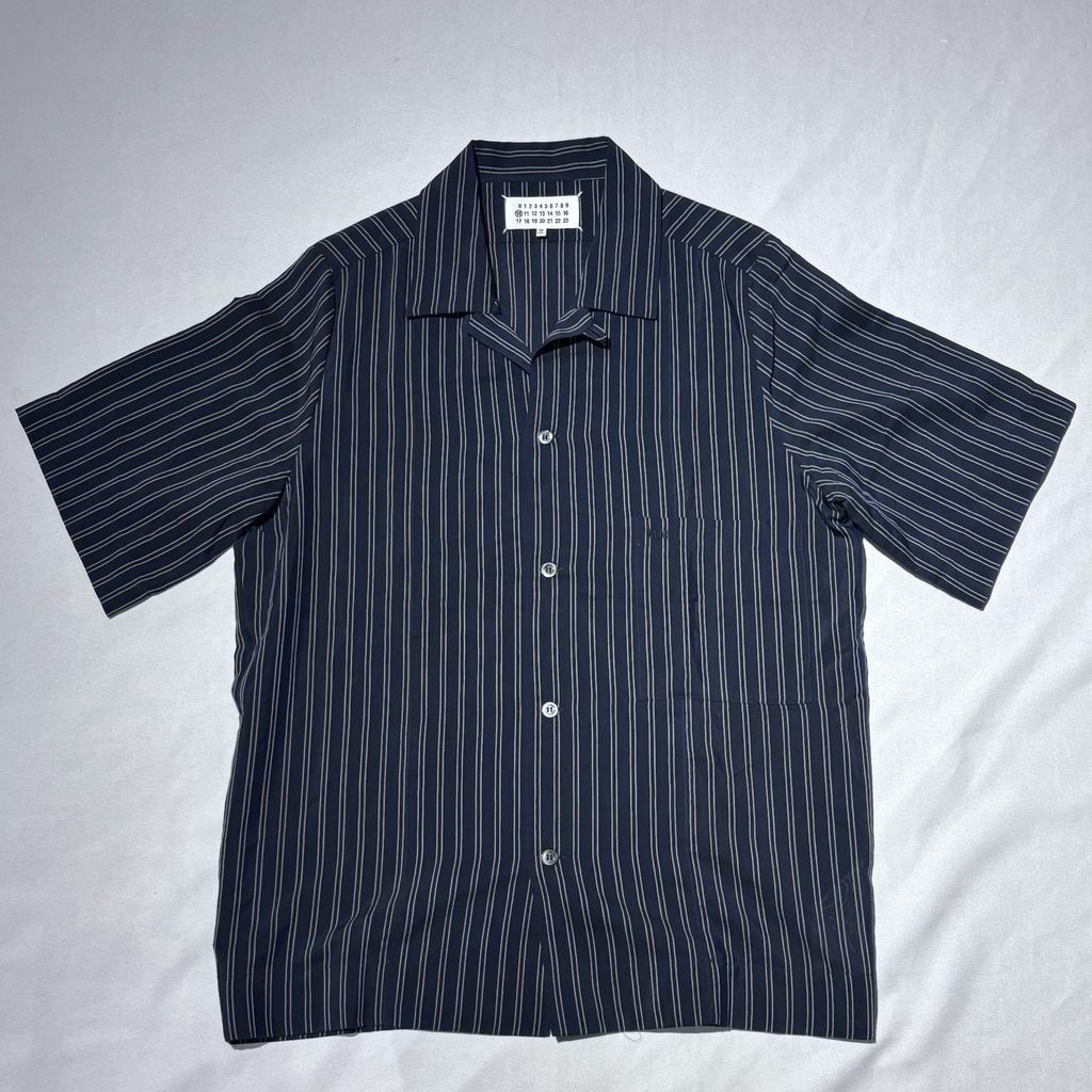 Maison Margiela メゾンマルジェラ 21AW Stripe Shirt ストライプ半袖