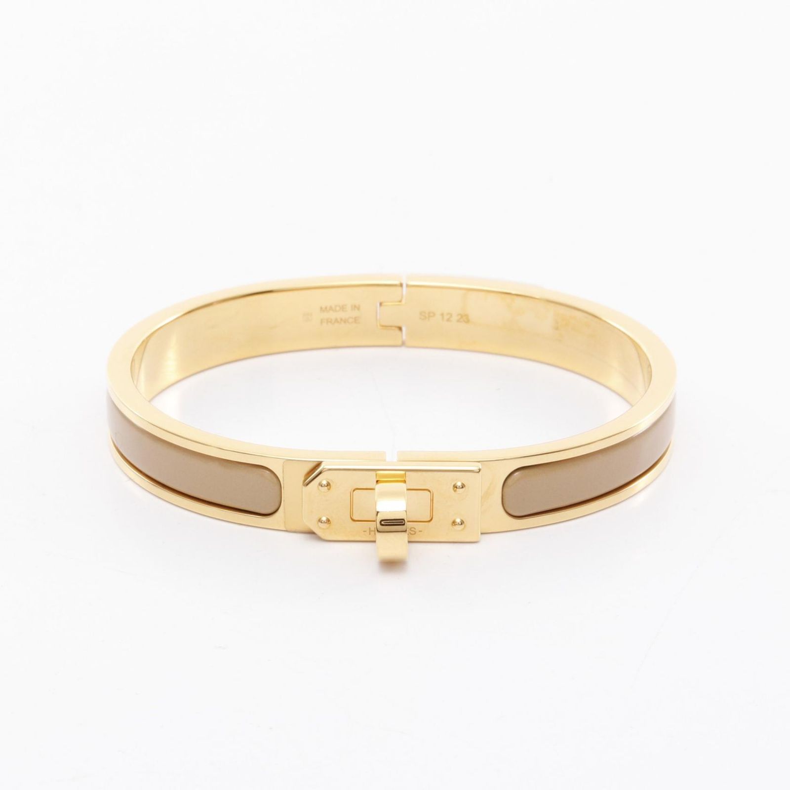 エルメス HERMES バングル ミニ クリック ケリー GP ゴールドメッキ バングル レディース Used A