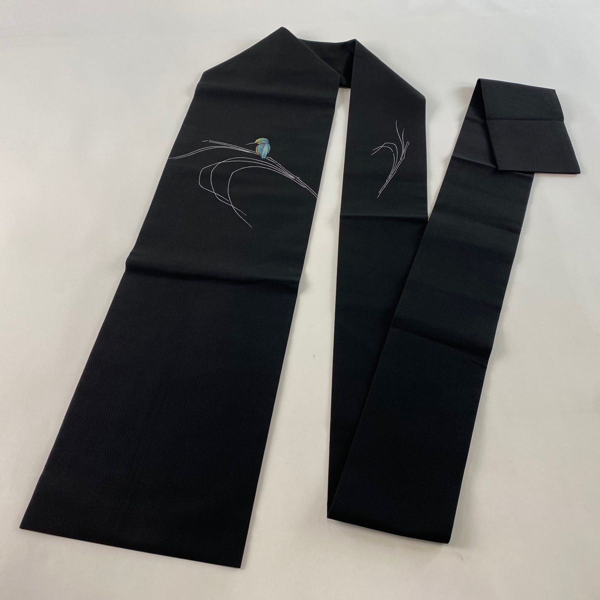 名古屋帯 美品 秀品 カワセミ 金彩 黒 正絹 【中古】 - メルカリ