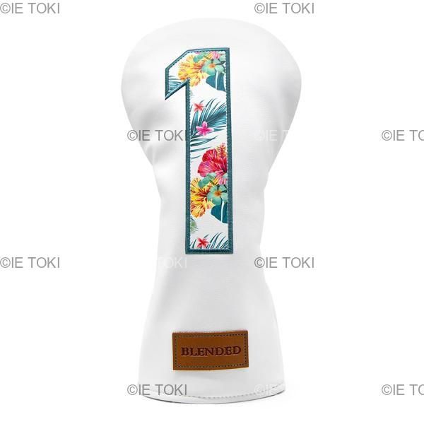 ホワイトプレミアムレザーゴルフカバー ドライバー 木製カバー