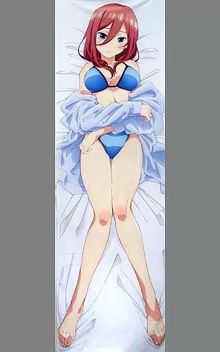 中古】抱き枕カバー・シーツ(キャラクター) 中野三玖 描き下ろし抱き枕