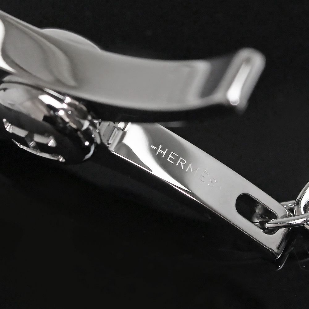 美品 HERMES エルメス グローブホルダー フィルー シルバー 保存箱付き エルメス フィルー グローブホルダー 手袋ホルダー シルバー 箱