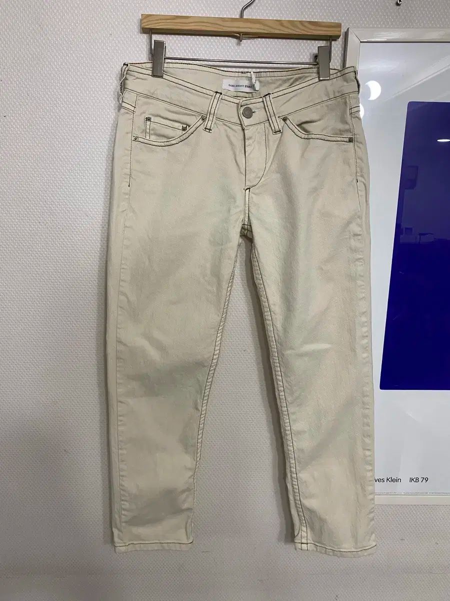 38 Isabel Marant イサベル マラン エトワール エクリュ パンツ