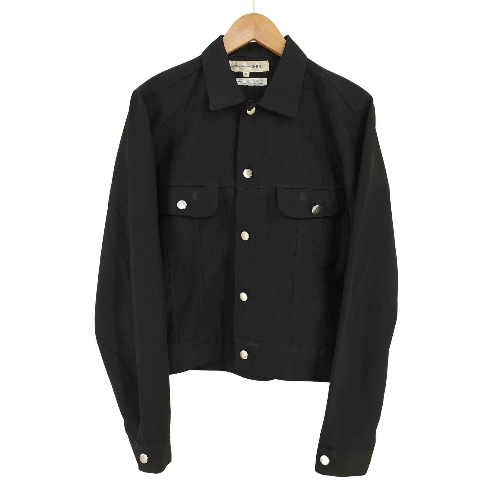 コムデギャルソンシャツ COMME des GARCONS SHIRT MADE IN FRANCE ポリウールトラッカージャケット メンズ JPN：M 
