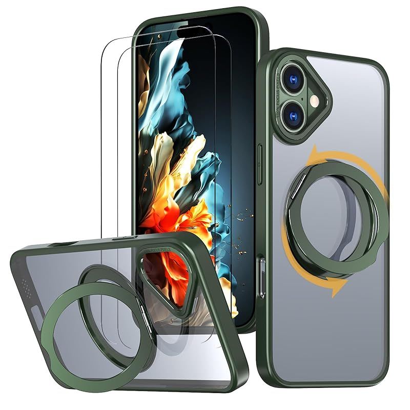 スマートフォン・携帯電話 【強化フィルム2枚付き】HCXLYP iPhone 16