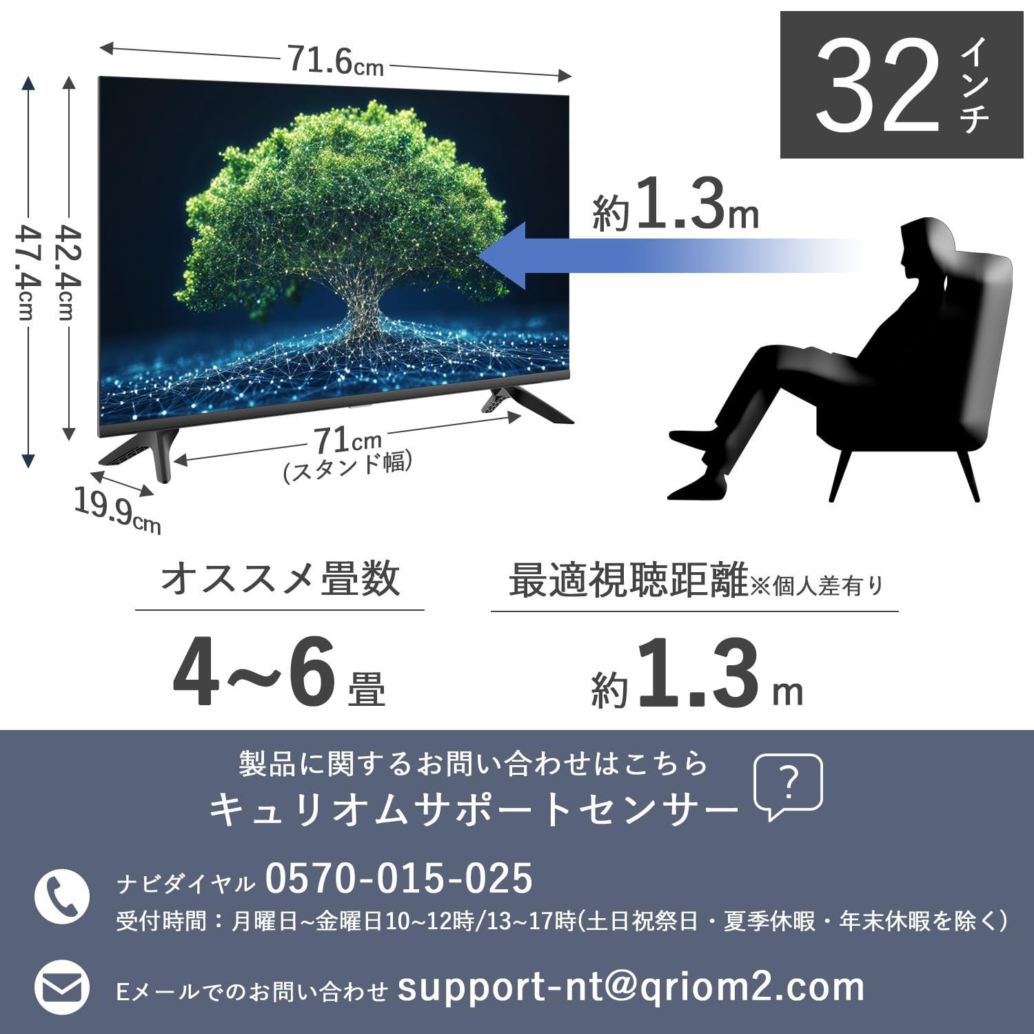 テレビ 32インチ