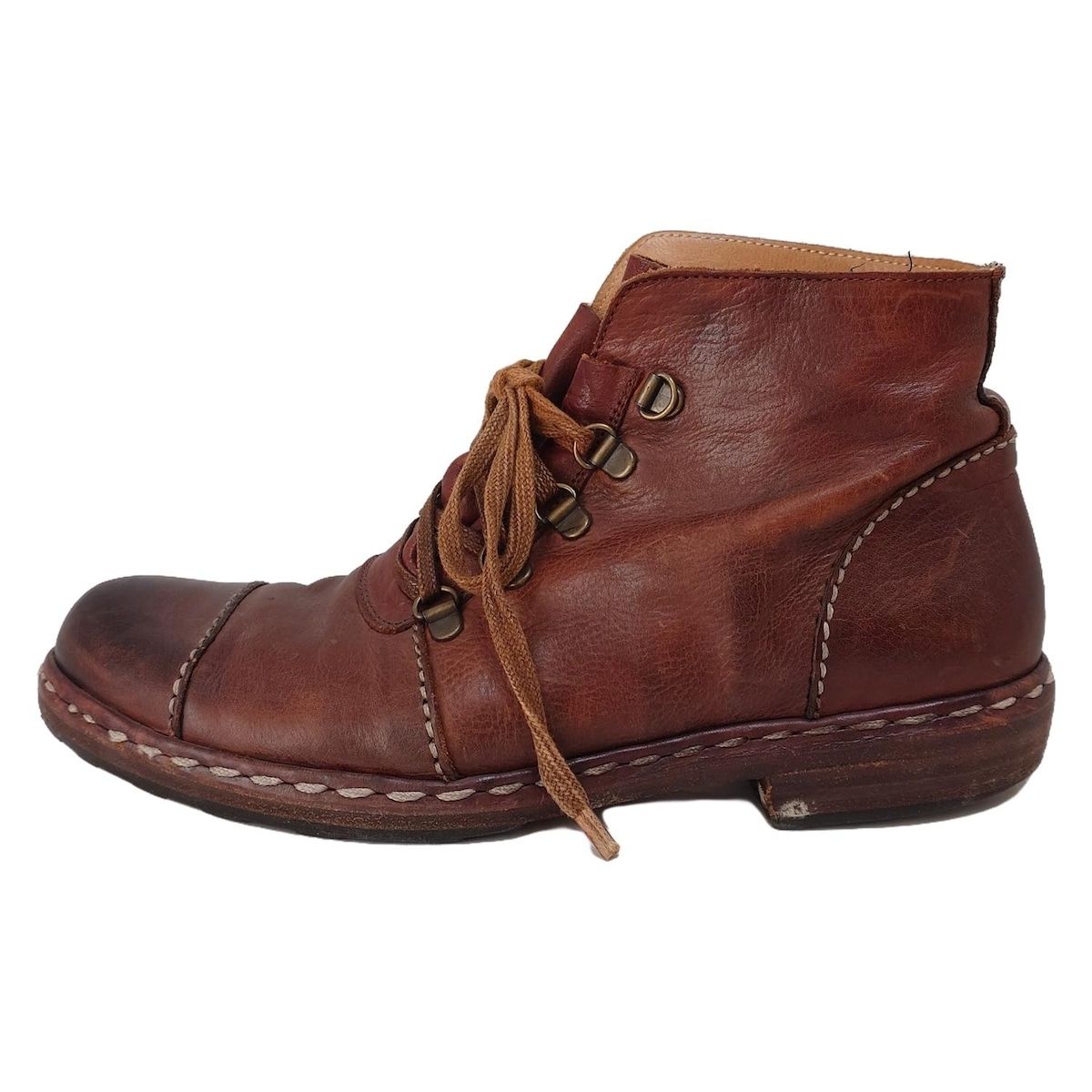 officine creative(オフィチーネクリエイティブ) ショートブーツ 38 メンズ - ダークブラウン レザー