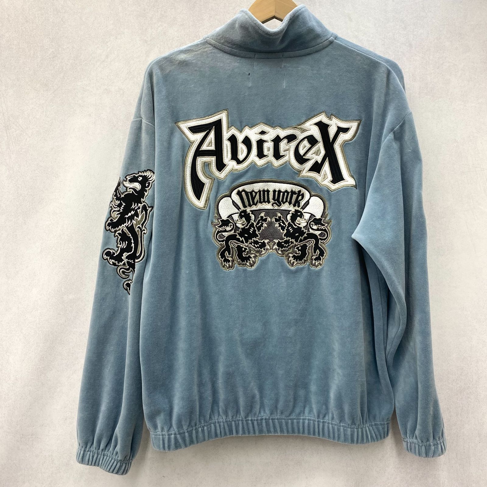 XLARGE × AVIREX エクストララージ アヴィレックス VELOR STAND ZIP 