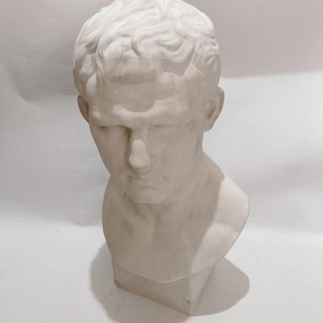 アグリッパ 石膏像 デッサン 胸像 美術 インテリア オブジェ