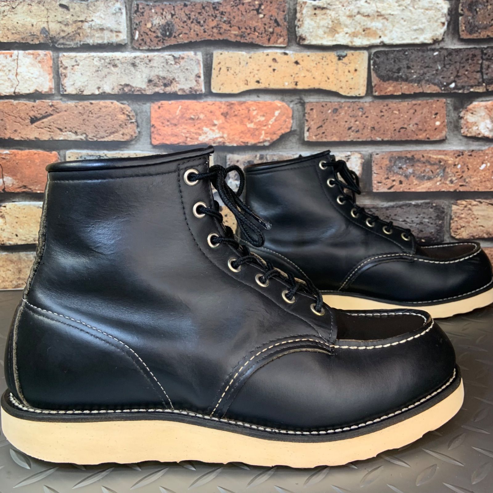 ☆REDWING 8179 モックトゥワークブーツ 刺繡羽タグ 1999年製 US8.5EE