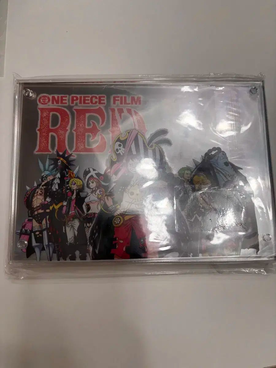 【雷市場（ポンジャン）商品韓国直送】 未開封 ONE PIECE（ワンピース） 劇場版 レッド 特典 3 物語 アクリル ボード