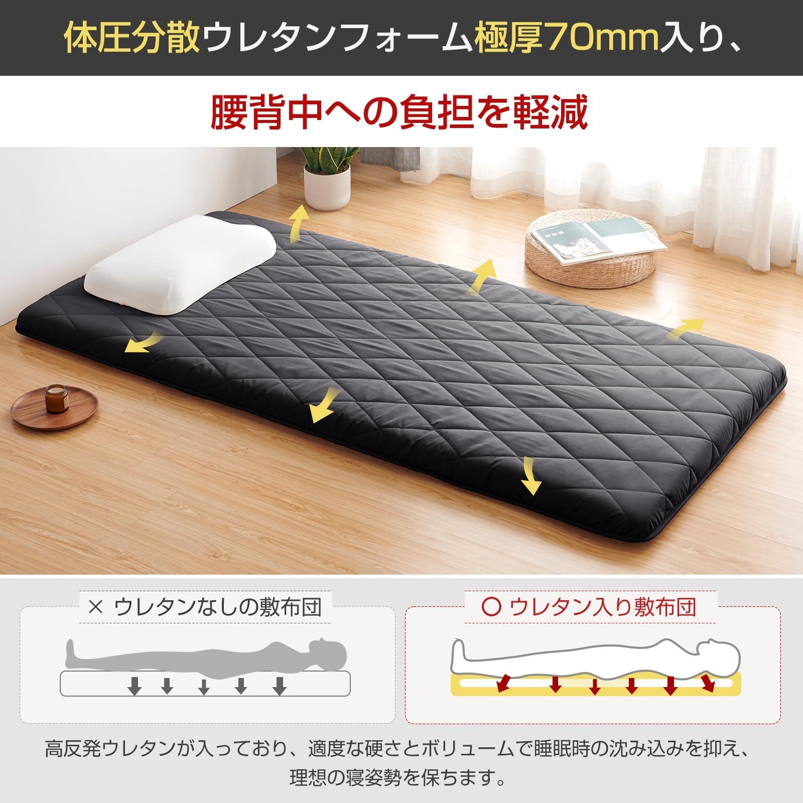 ブラック 三層構造