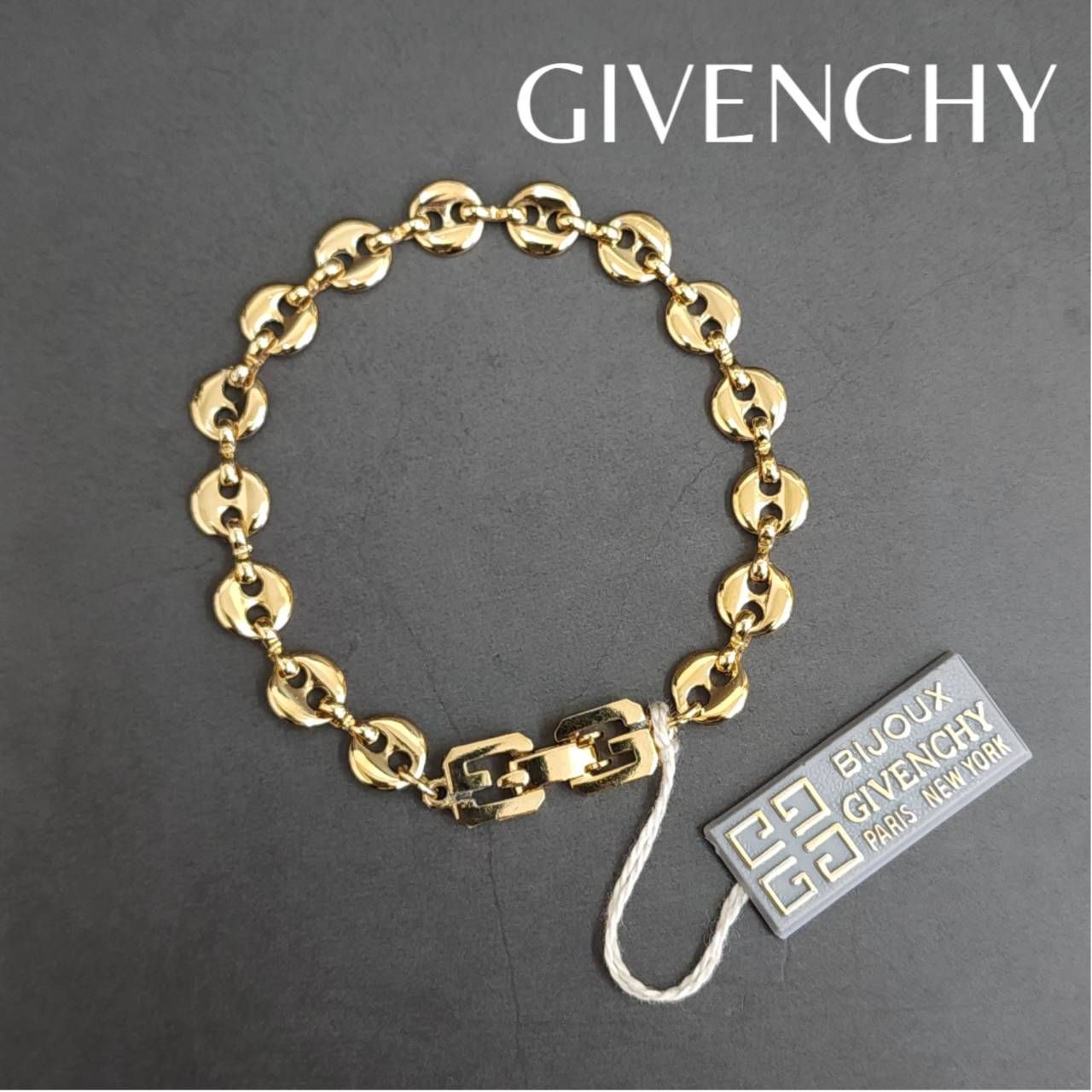 GIVENCHY ジバンシィ ブレスレット ゴールドカラー ヴィンテージ 