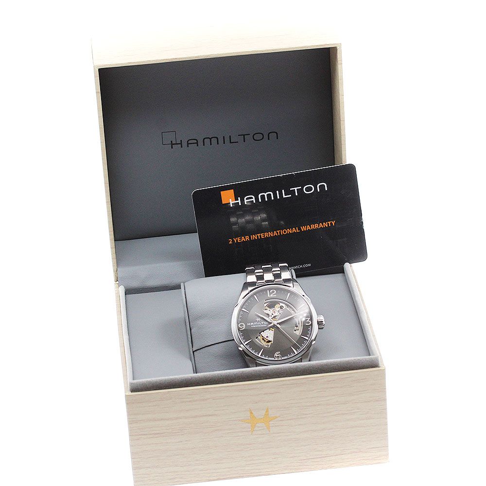 ハミルトン HAMILTON H32705181 ジャズマスター ビューマチック オープンハート 自動巻き メンズ 内箱 保証書付き_915363