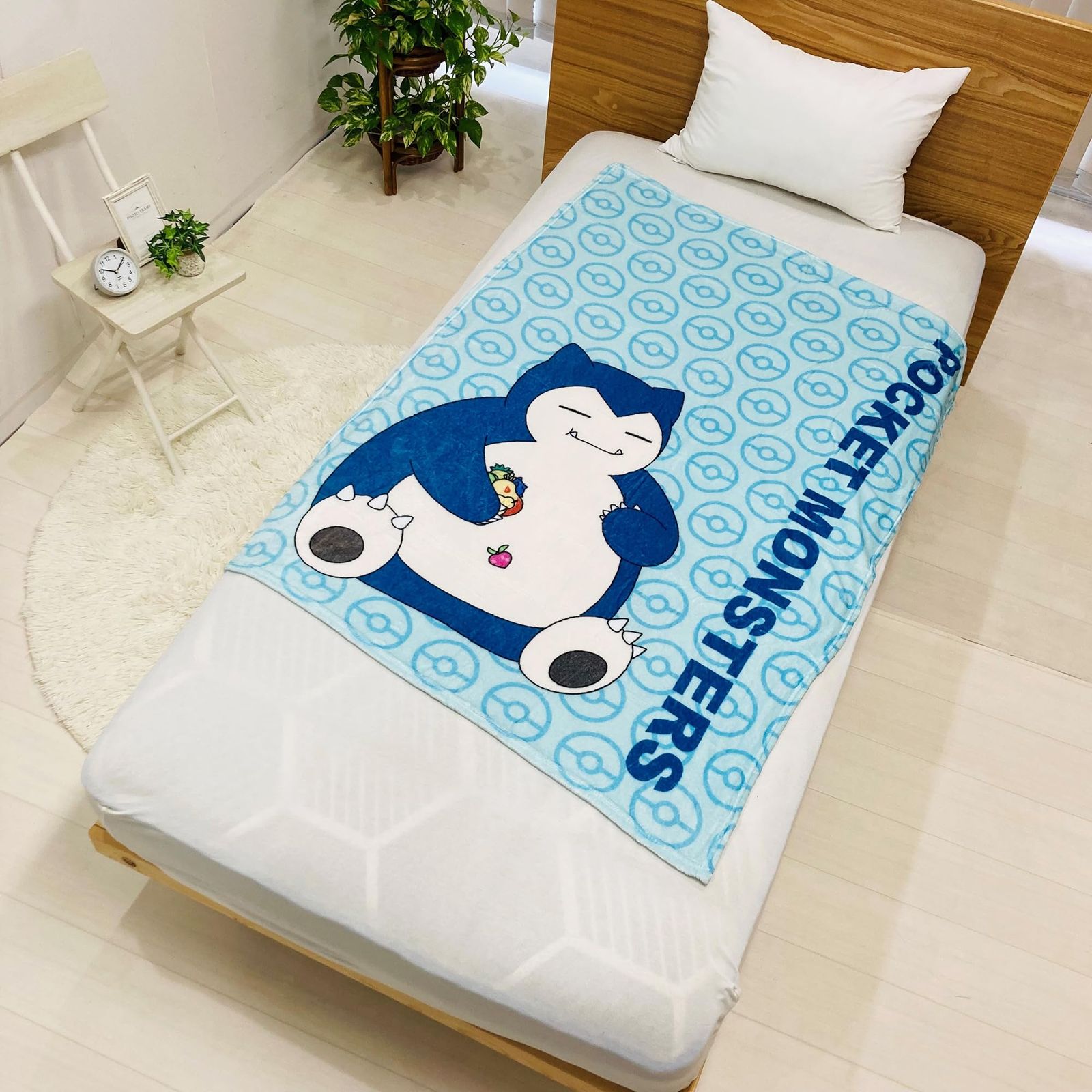 MORIPiLO ポケモン タオルケット カビゴン (マイクロフランネル ハーフ