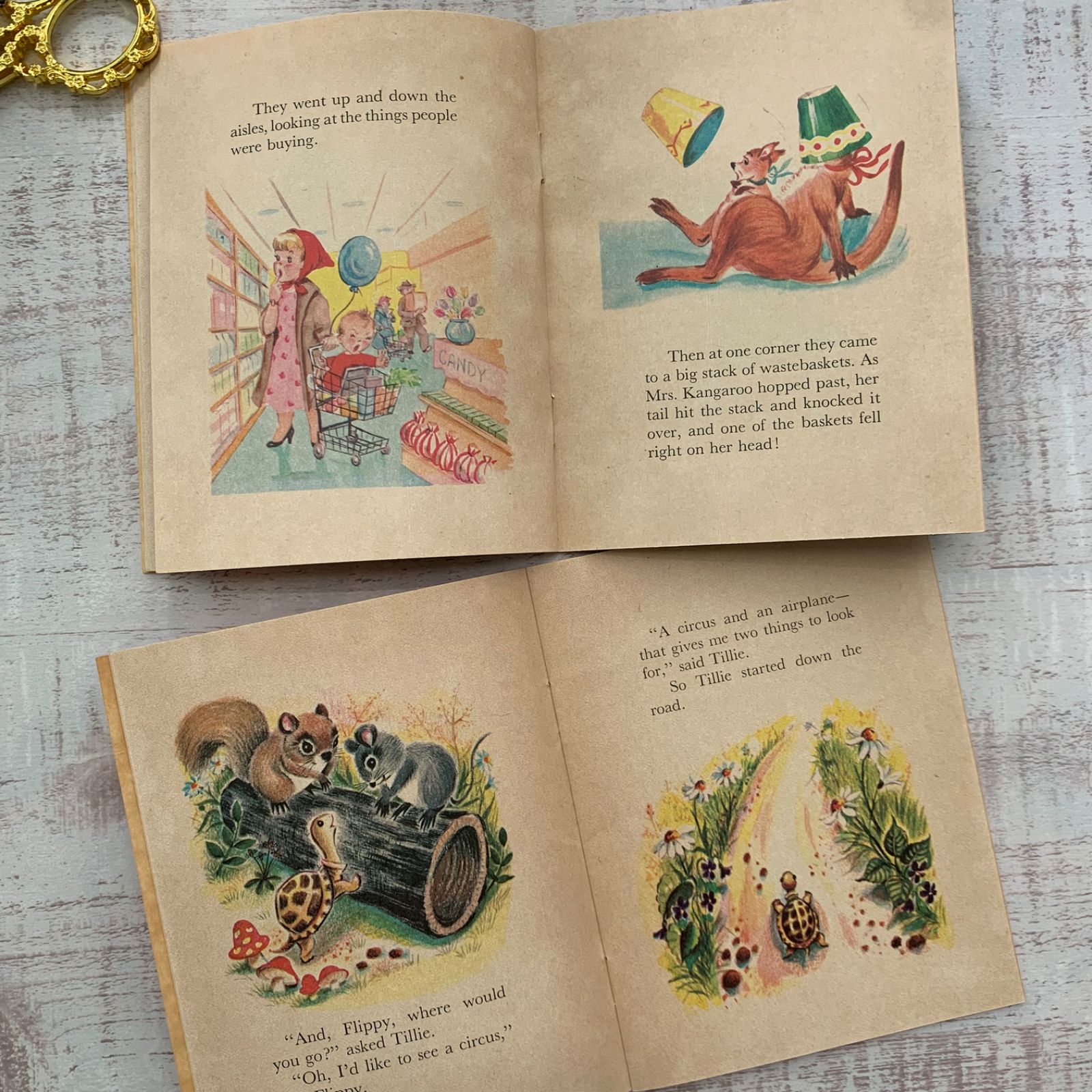 小さな洋書絵本 TINY ELF ヴィンテージ アメリカ 4冊セット
