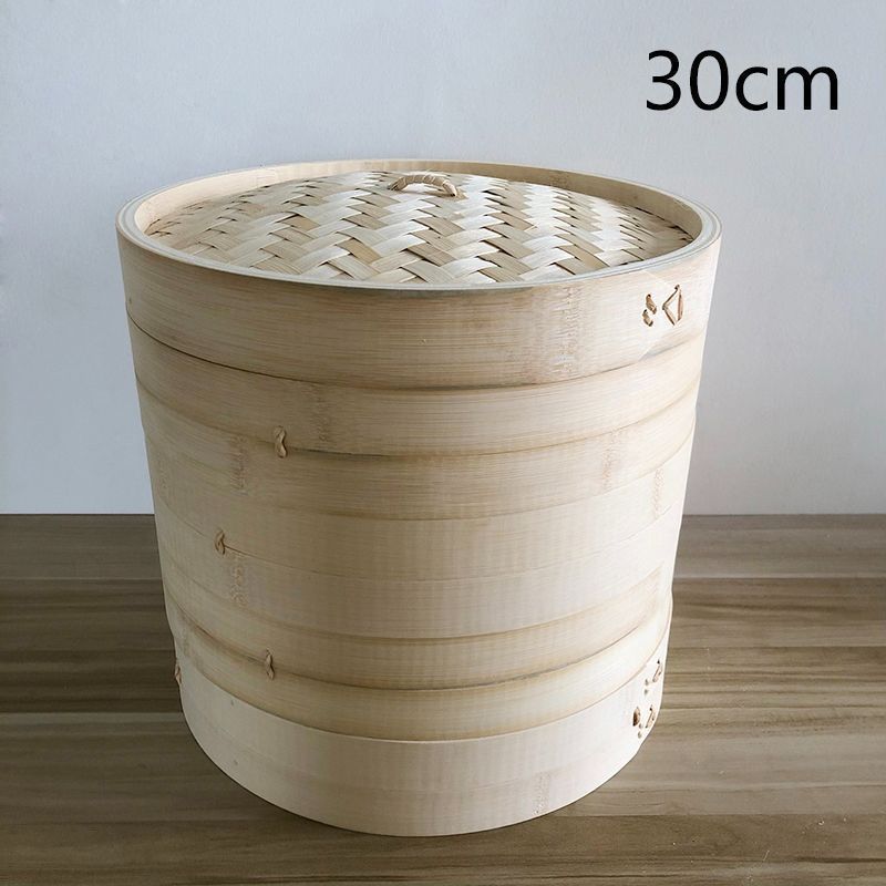 本格 30cm 蒸籠 せいろ 家庭用 業務用 曲げわっぱ 蒸し器 中華蒸し器 竹製 料理器具 アウトドア キッチン用品 四段蓋付