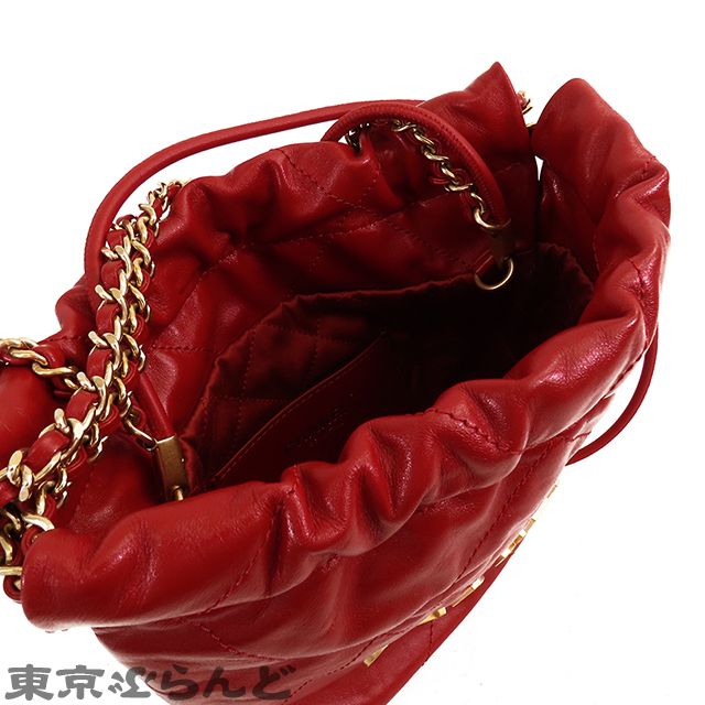 シャネル CHANEL シャネル 22 ミニ マトラッセ AS3980 ルージュ