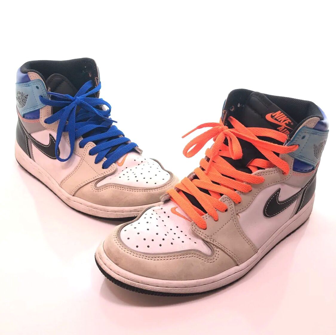 NIKE ナイキ AIR JORDAN 1 HIGH OG エアジョーダン 1 ハイ OG PROTOTYPE プロトタイプ スニーカー  WHITE/TOTAL ORANGE-MULTI COLOR ホワイトトータルオレンジ 27.5cm DC6515-100