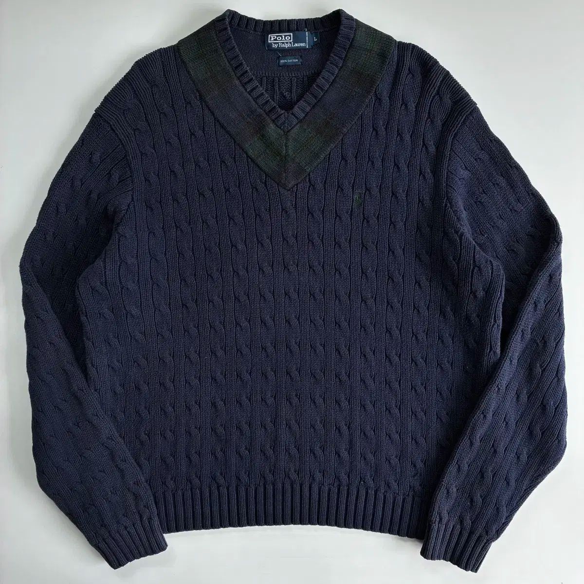 Polo ポロ Ralph Lauren ラルフローレン ネイビー クリケット ケーブル ニット セーター