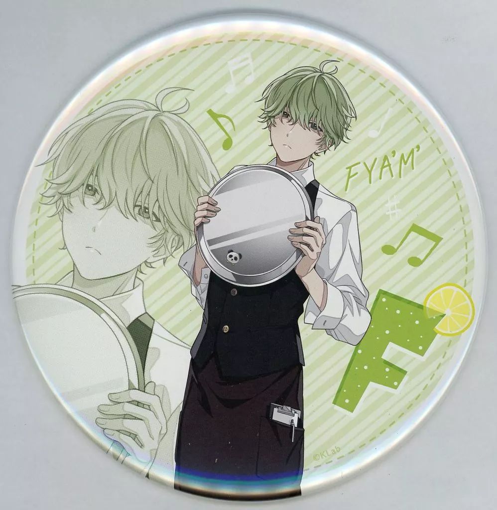 中古】バッジ・ピンズ 深海ふかみ BIG缶バッジ 「アオペラ -aoppella