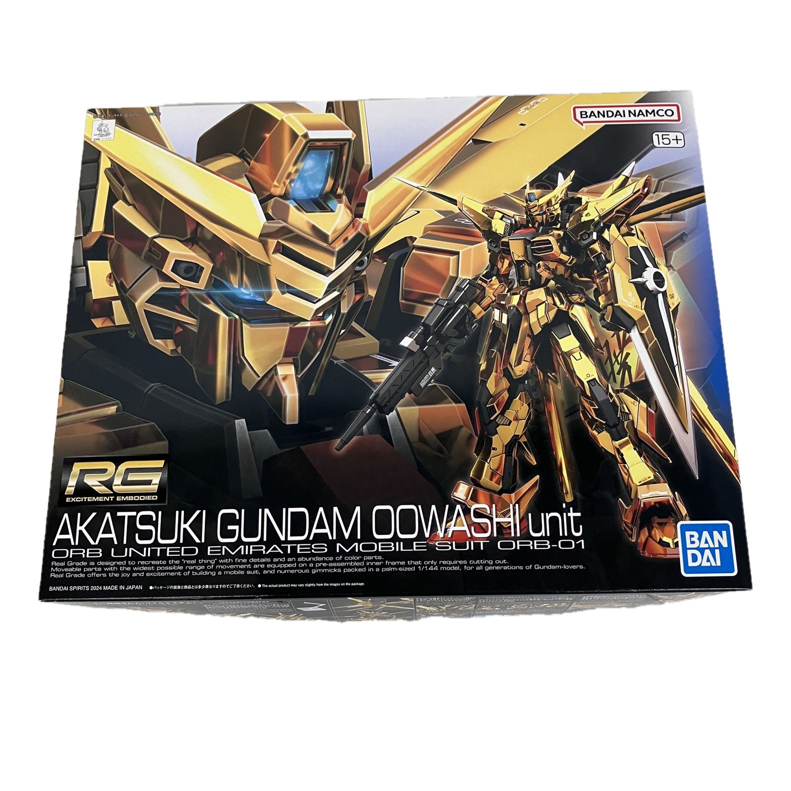 バンダイスピリッツ 5067396 RG 41 1|144 ORB-01 アカツキガンダム オオワシ装備 プラモデル 未組立 ♥ S10542671