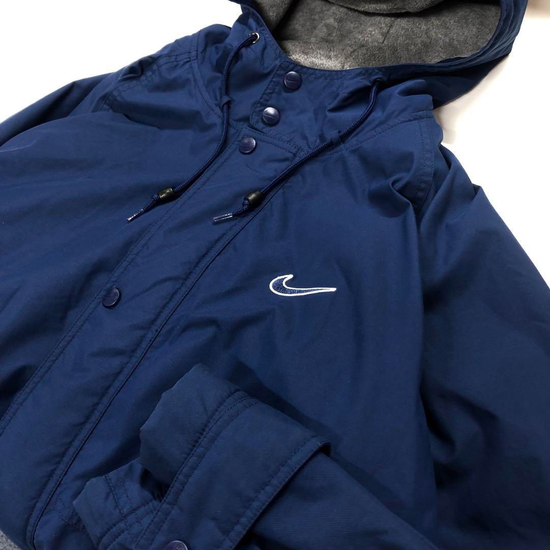 NIKE 90s 00s ナイロンジャケット 銀タグ ネイビー M NIKE 90's 銀タグナイロンジャケット