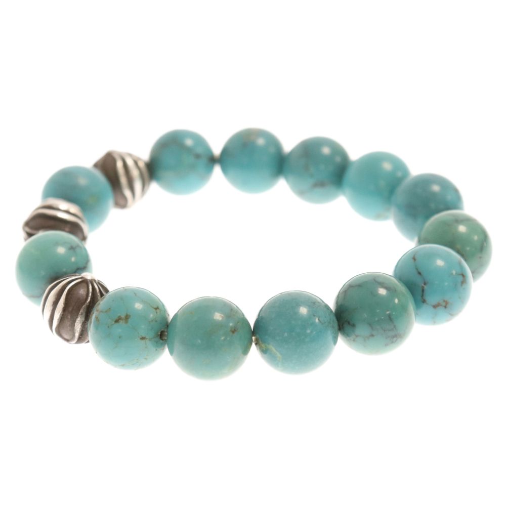 CHROME HEARTS (クロムハーツ) 12mmビーズブレス BEAD12mmターコイズ