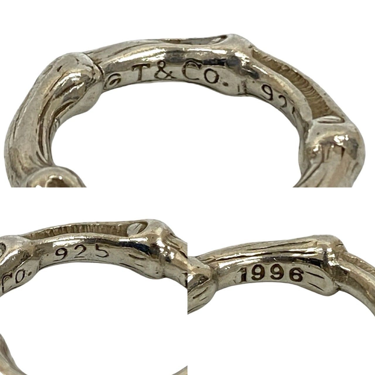 極美品 オールドティファニー バンブー リング 12号 シルバー925 Tiffany & Co. - 極美品 オールドティファニー バンブー リング