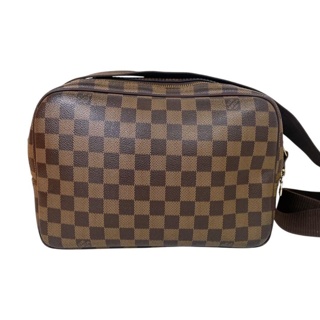 希少　ルイヴィトン　ダミエ　リポーターPM　ショルダーバッグ　ブラウン　4608 希少 ルイヴィトン ダミエ リポーターPM ショルダーバッグ ブラウン