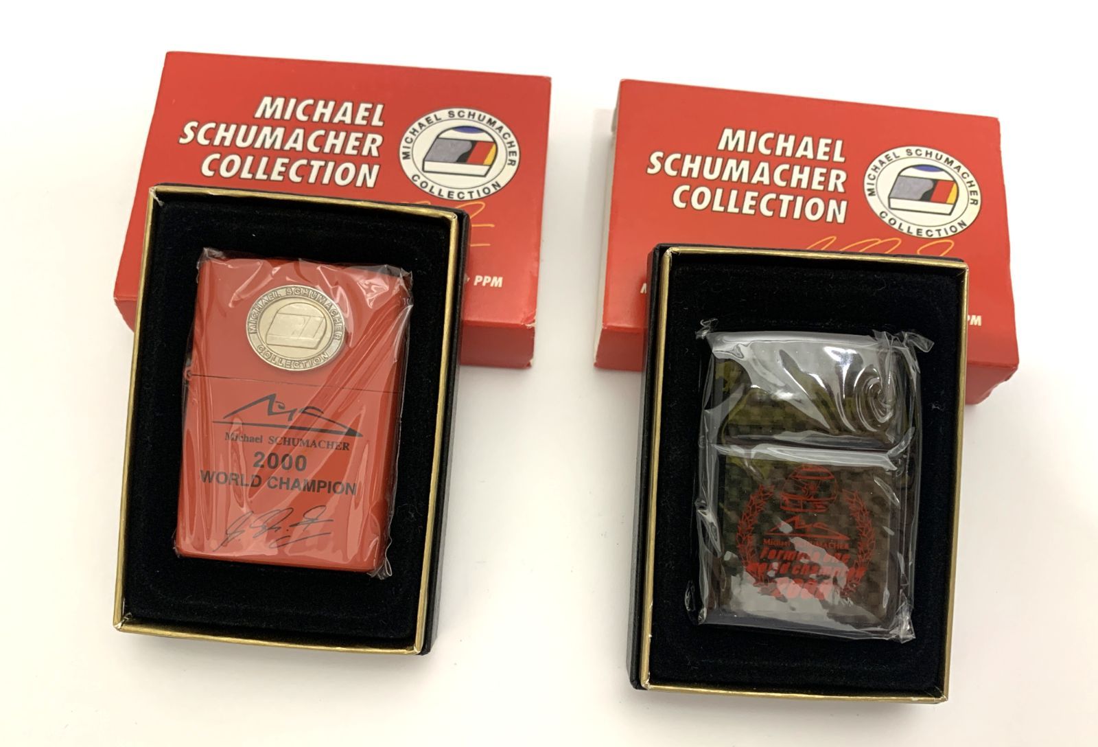ミハエルシューマッハ ワールドチャンピオン 2000 ZIPPOジッポー2点セット