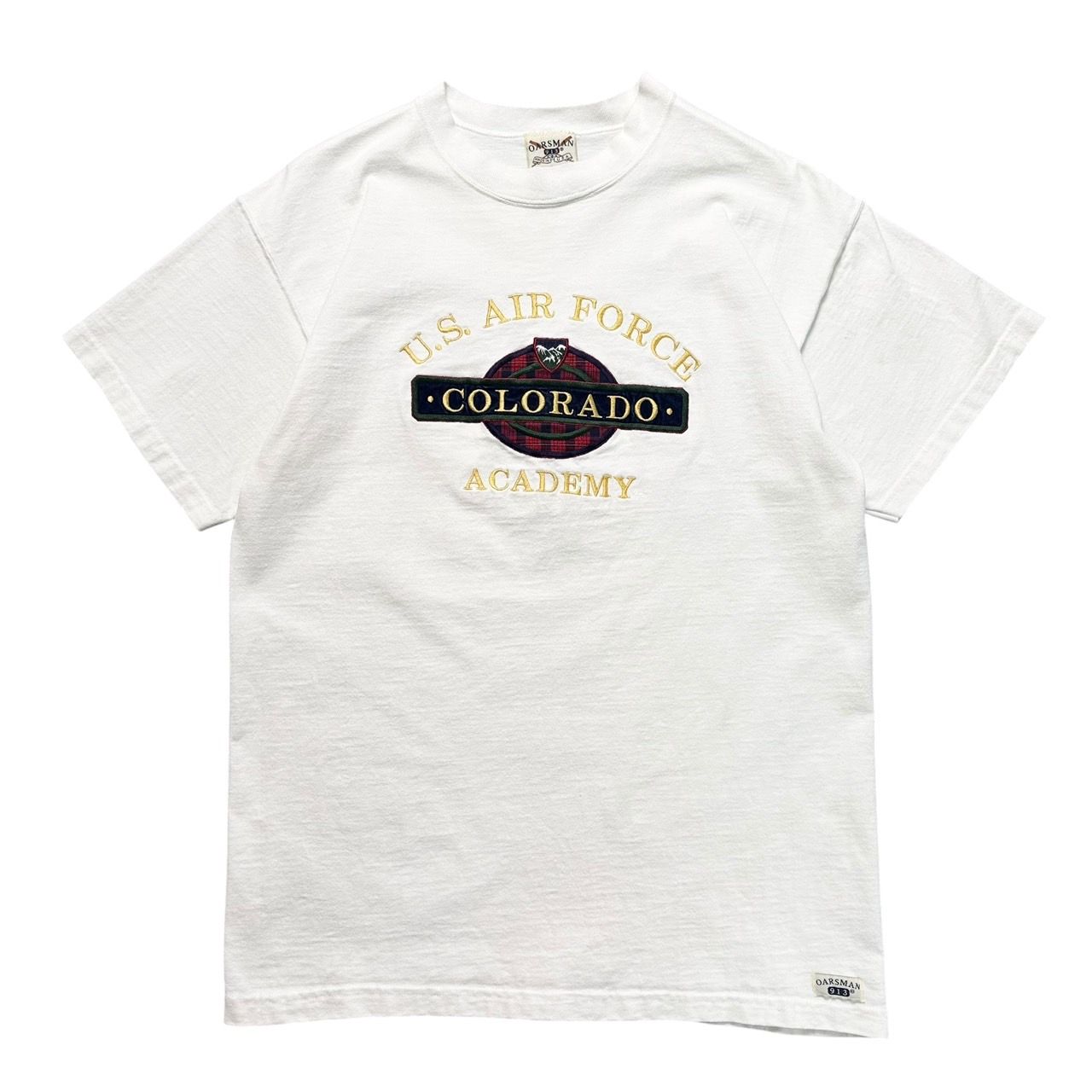 即納！最大半額！ M】90s USA製 OARSMAN USAFA 刺繍 Tシャツ U.S. AIR FORCE トップス