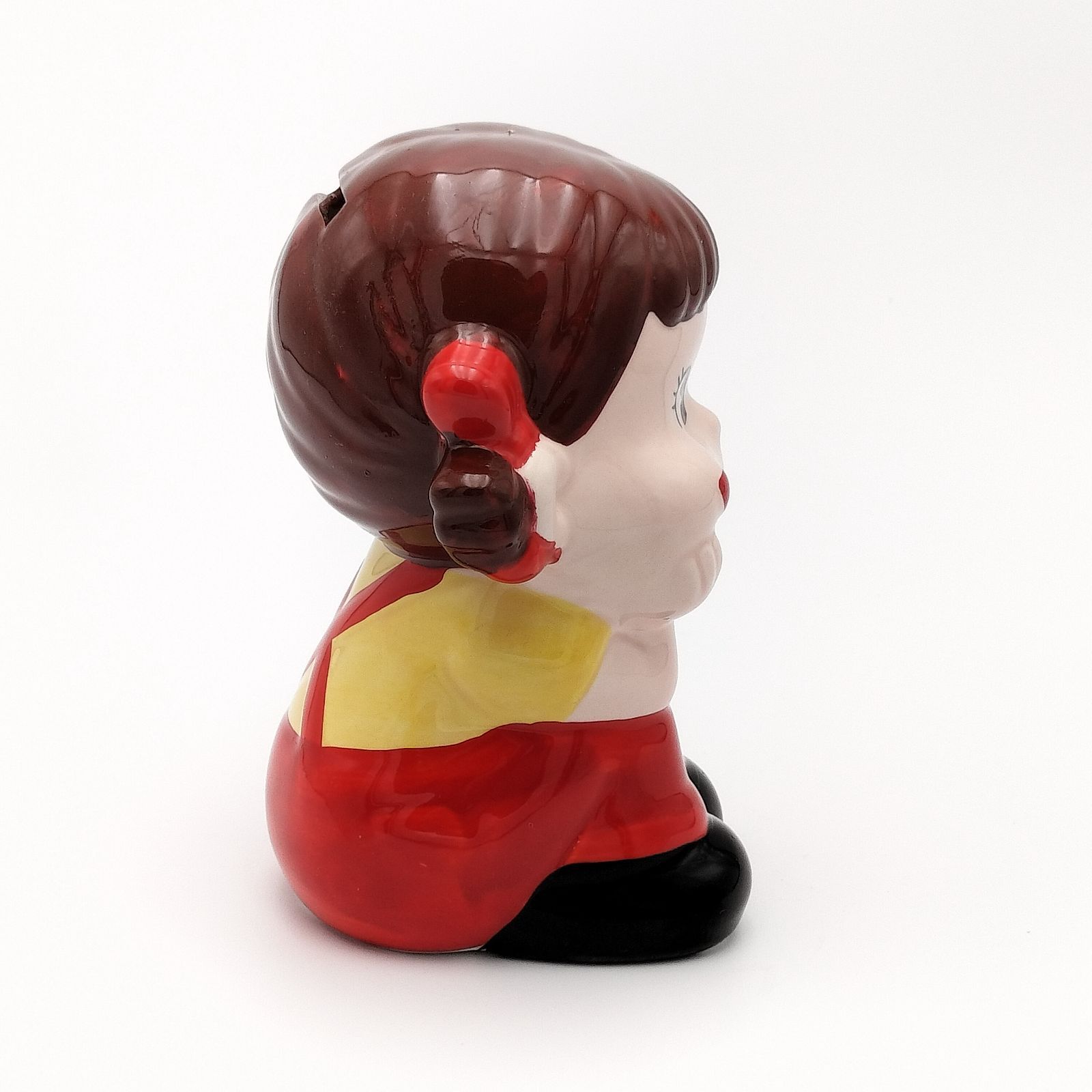 不二家 ペコちゃん 貯金箱 陶器 不二家 ペコちゃん 貯金箱 陶器製 - メルカリ
