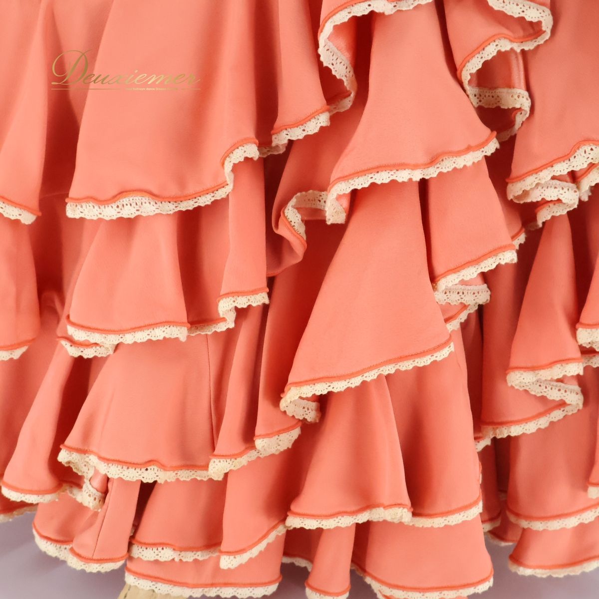 ソニアジョーンズ 4サイズ レースブラウス 衣装 ピンク フラメンコ