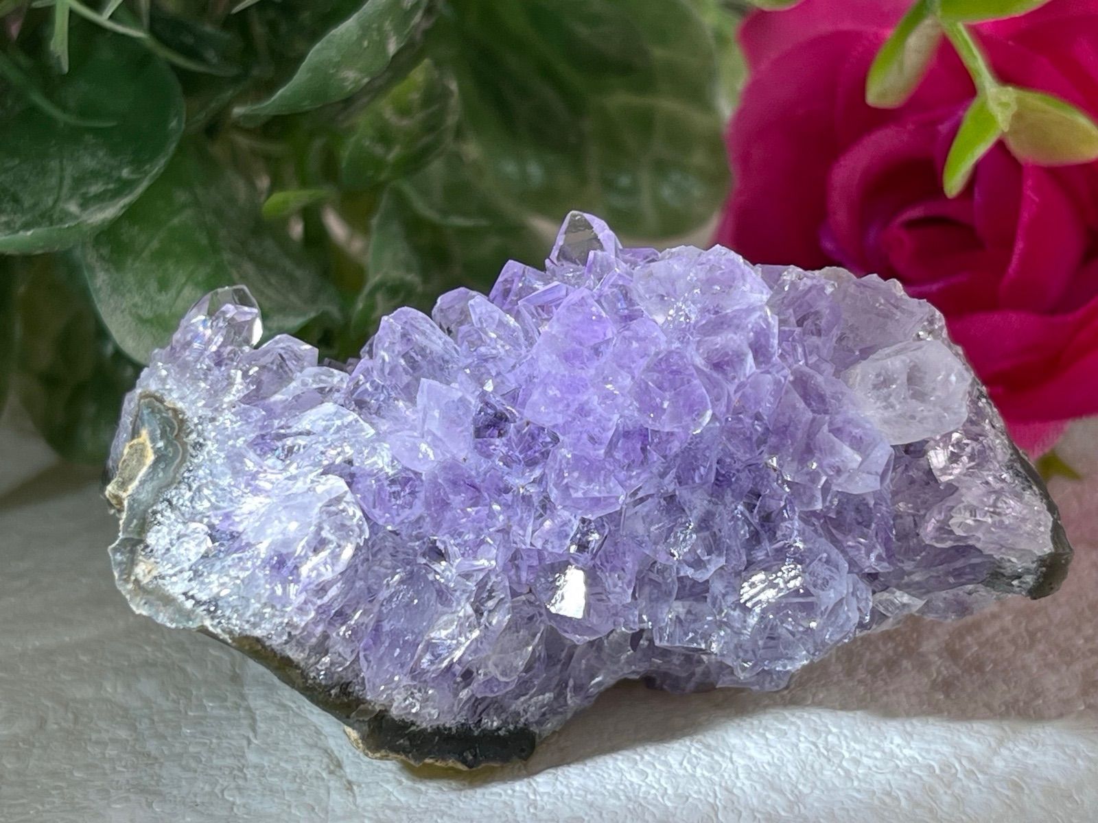 愛の守護石✨　アメジスト　クラスター　原石　ラフストーン　紫水晶 愛の守護石✨ レインボー アメジスト 紫水晶 クラスター 原石 ラフ