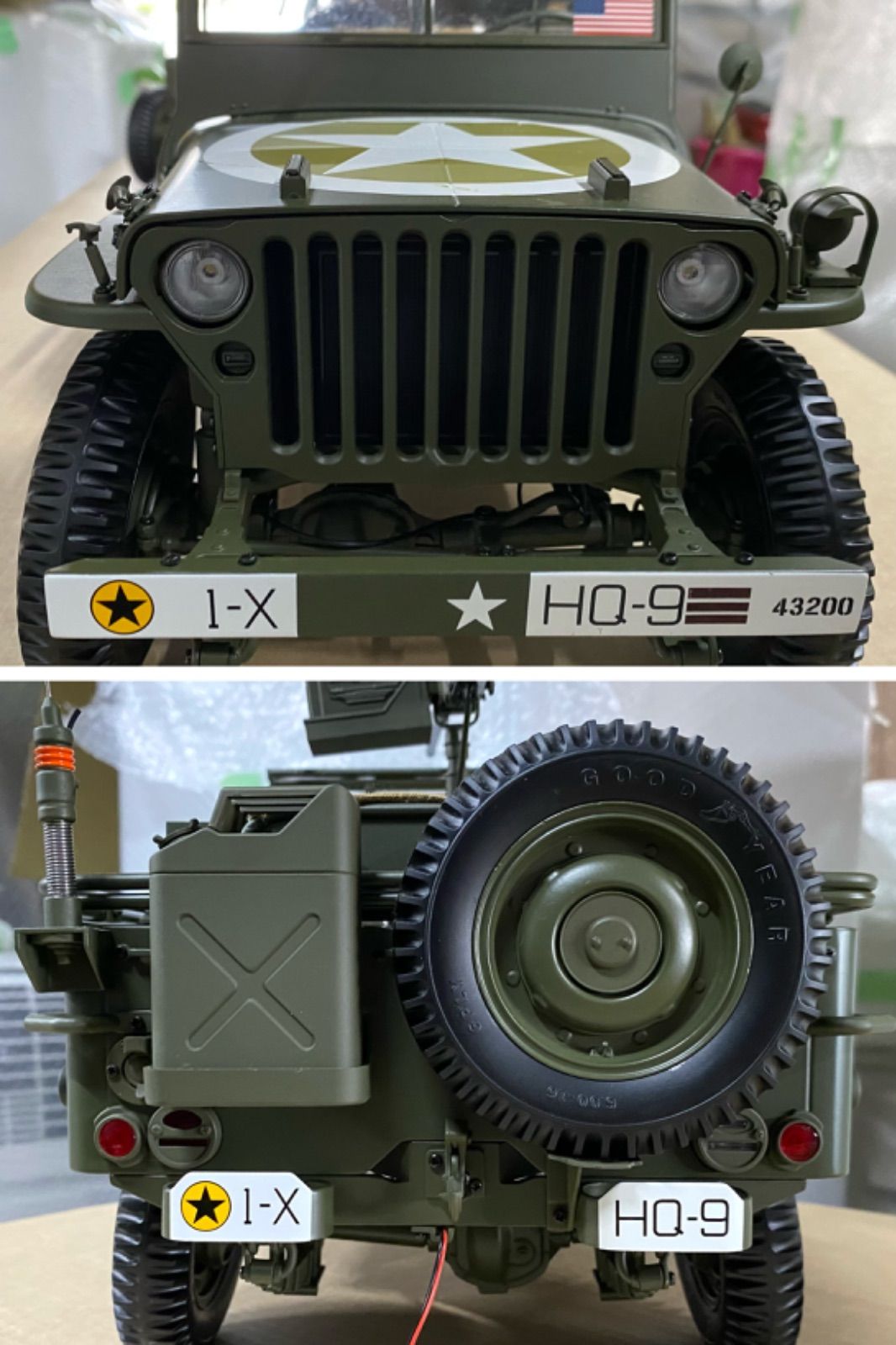 hachette アシェット 1/8 JEEP ジープ Willys MB 110 ウイリスMB