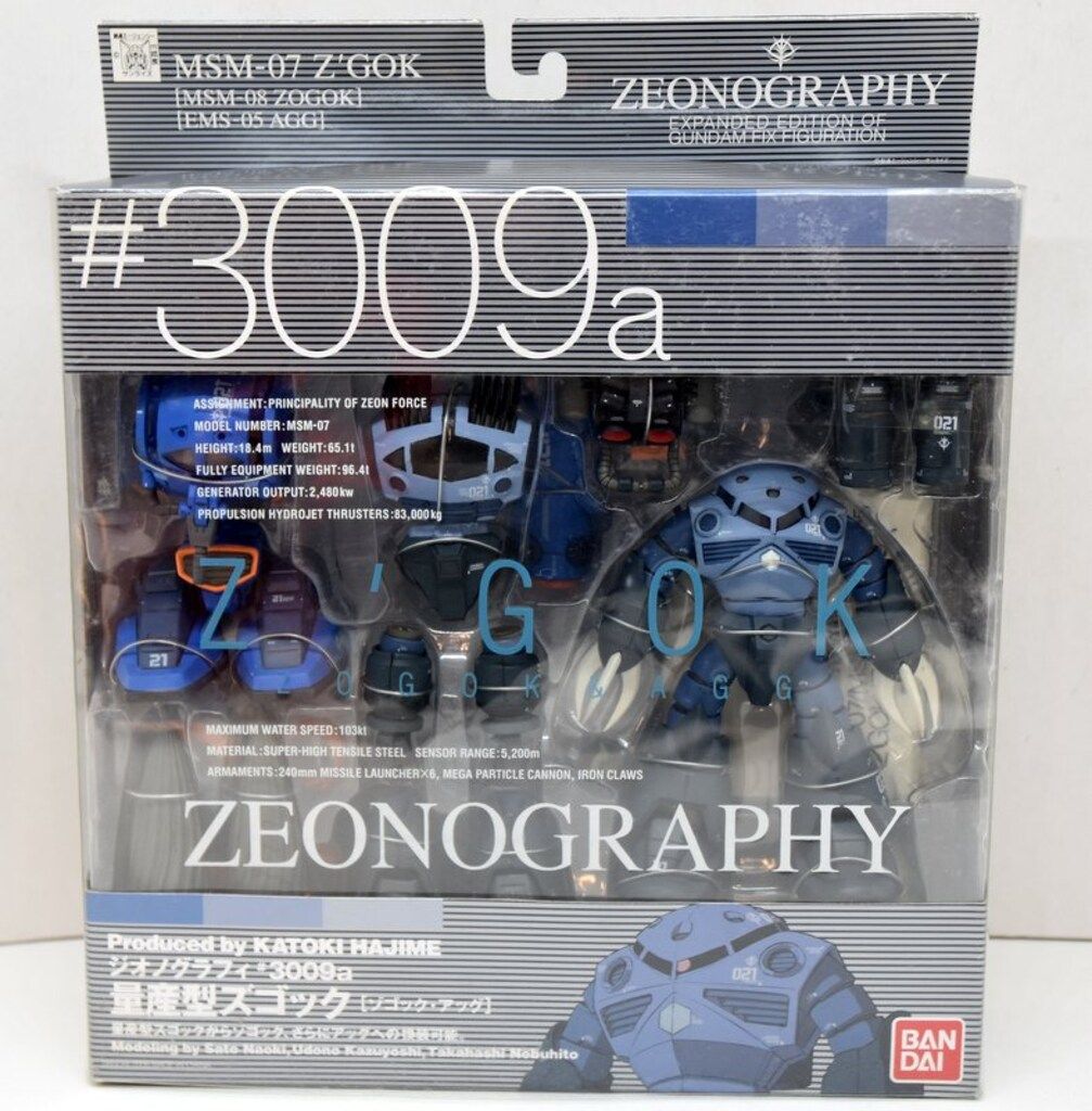 卸売 バンダイ ZEONOGRAPHY MSM-07量産型ズゴック ゾゴック・アッグ
